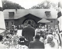 Ceremony at the Belair Stable Museum 1970